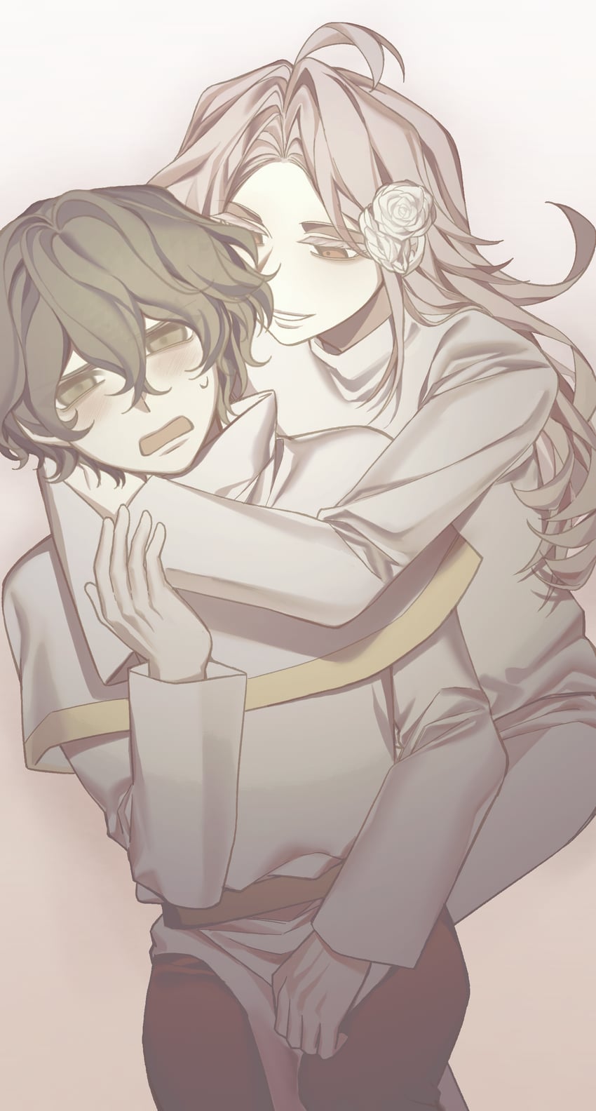 hatsutori hajime and utsugi noriyuki (saibou shinkyoku) drawn by chunaizhanshi23057