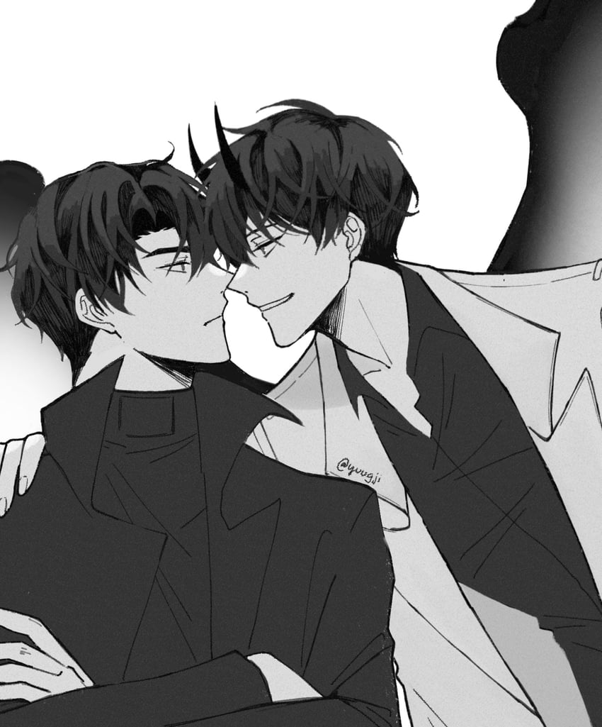 kim dokja and yoo joonghyuk (omniscient reader's viewpoint) drawn by yuugji