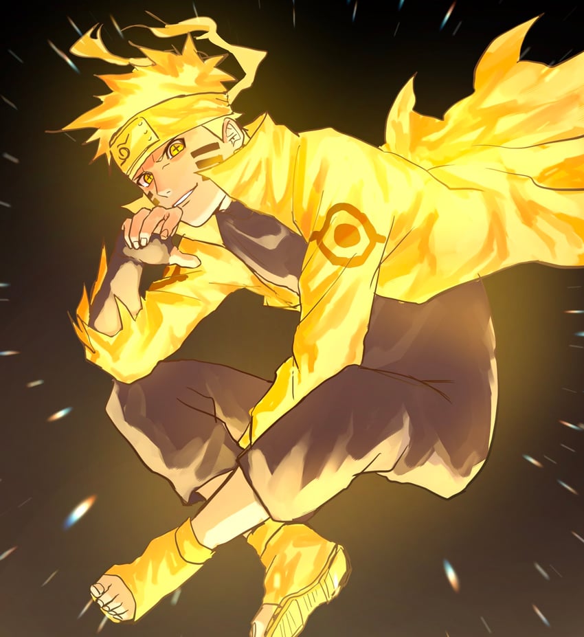 uzumaki naruto (naruto and 1 more) drawn by pnpk_1013