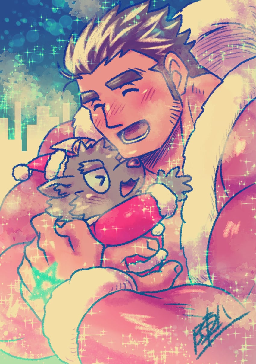 protagonist 3 and salomon (tokyo afterschool summoners) drawn by zinpati