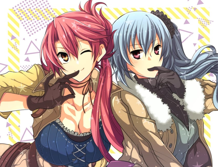sara valestein and claire rieveldt (eiyuu densetsu and 2 more) drawn by satsuki_(chaosmode)
