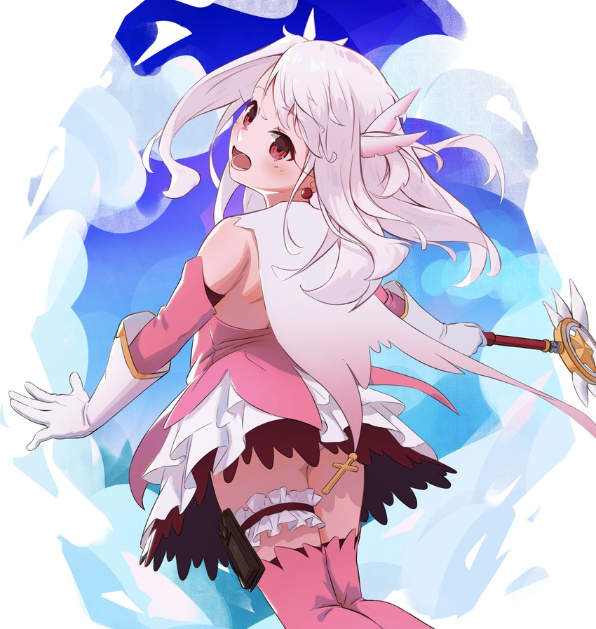 illyasviel von einzbern, prisma illya, and magical ruby (fate and 1 more) drawn by illyachi