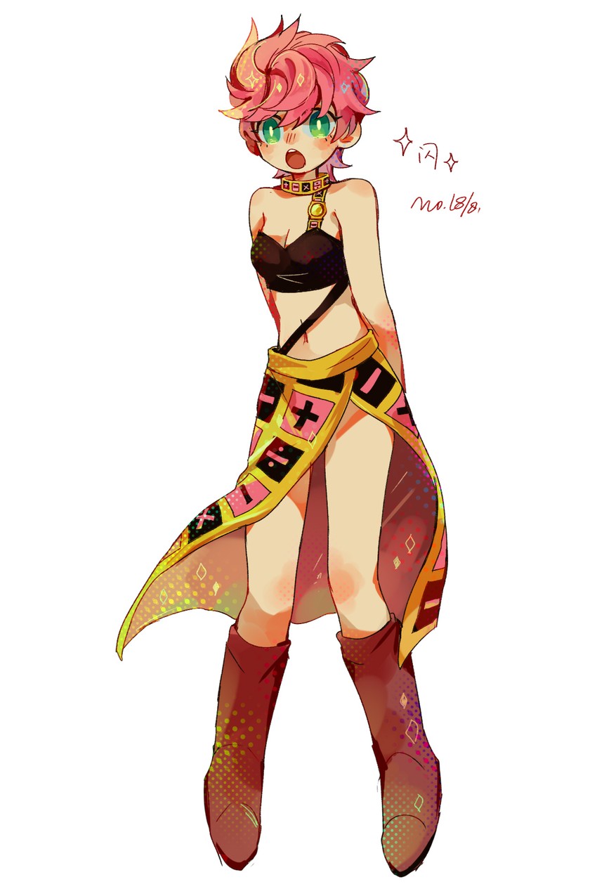 trish una (jojo no kimyou na bouken and 1 more) drawn by demorzel