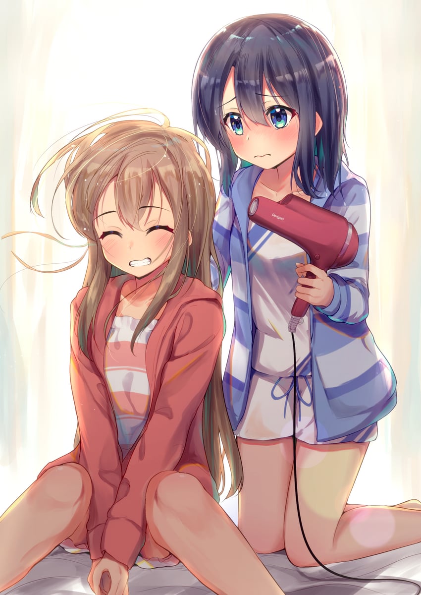 adachi sakura and shimamura hougetsu (adachi to shimamura) drawn by suzushi_moruto