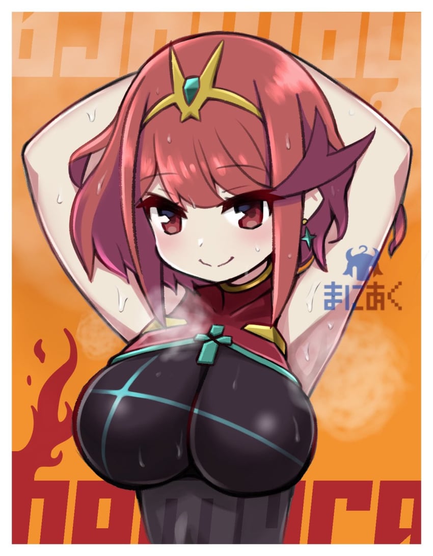 pyra (xenoblade chronicles and 1 more) drawn by ma2acworks