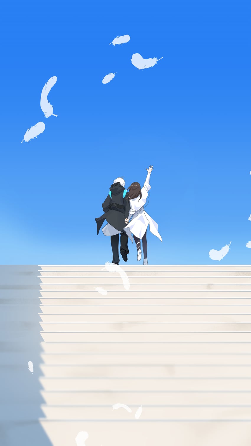 doctor and priestess (arknights and 1 more) drawn by rpglauncher1157886717