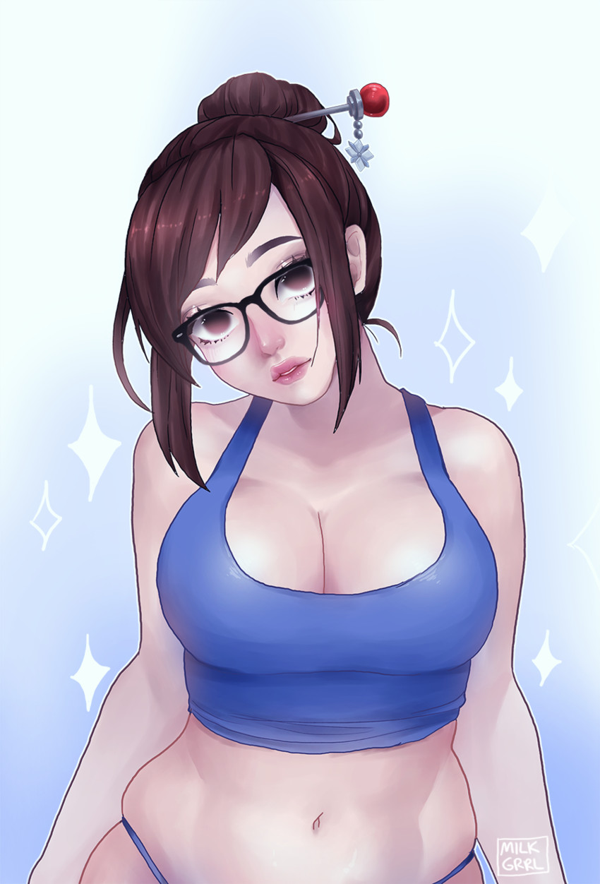 mei (overwatch and 1 more) drawn by shari_cote