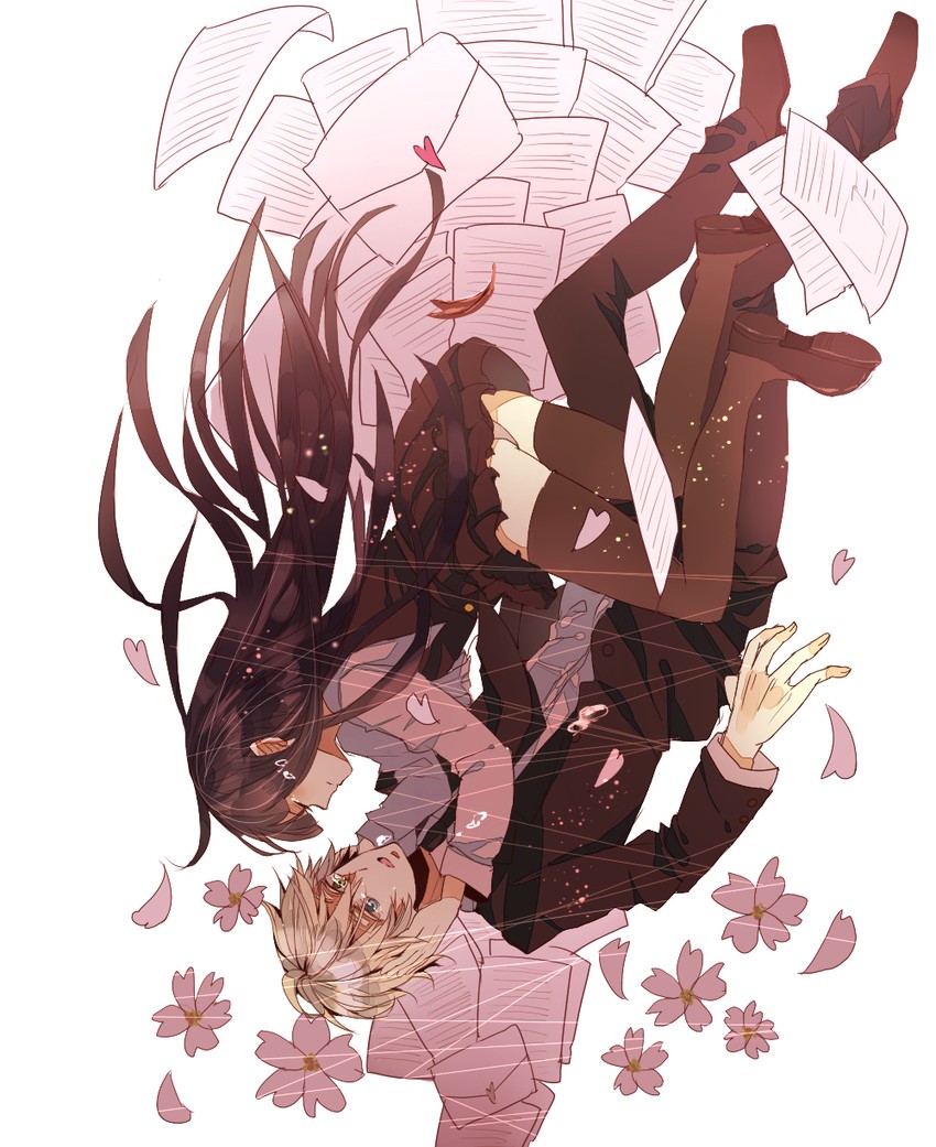 shirakiin ririchiyo and miketsukami soushi (inu x boku ss) drawn by caballo