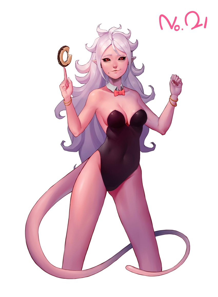 android 21 and majin android 21 (dragon ball and 1 more) drawn by moonlit
