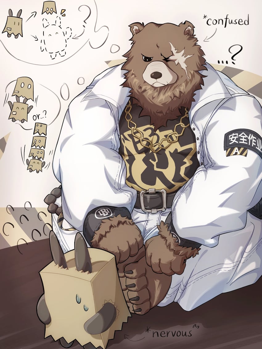 ben bigger and bagboo (zenless zone zero) drawn by captjimmy1218
