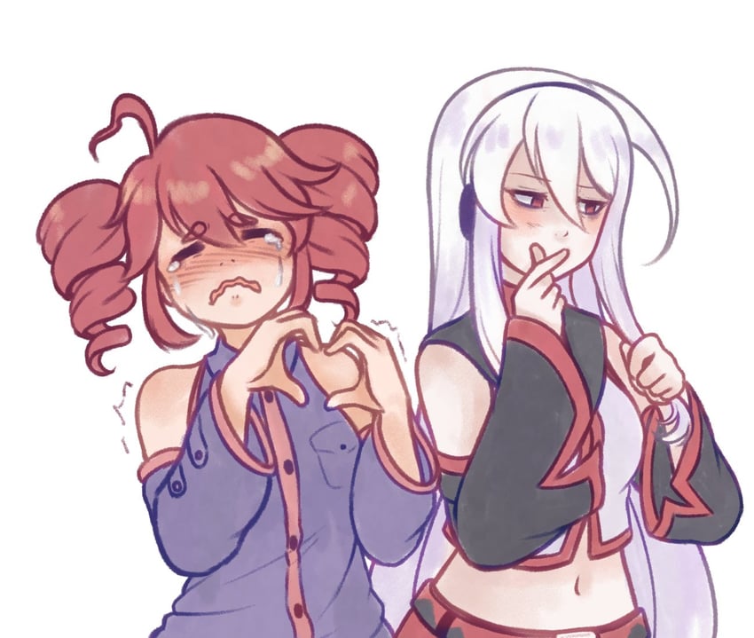 kasane teto and sukone tei (utau) drawn by chanpotei
