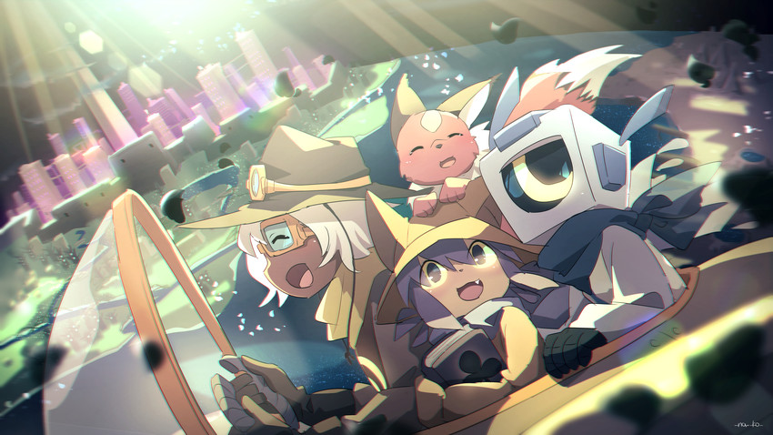 niko, rue, prototype, and cedric (oneshot) drawn by na--ko