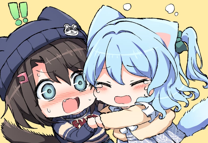 okusawa misaki and matsubara kanon (bang dream!) drawn by opi