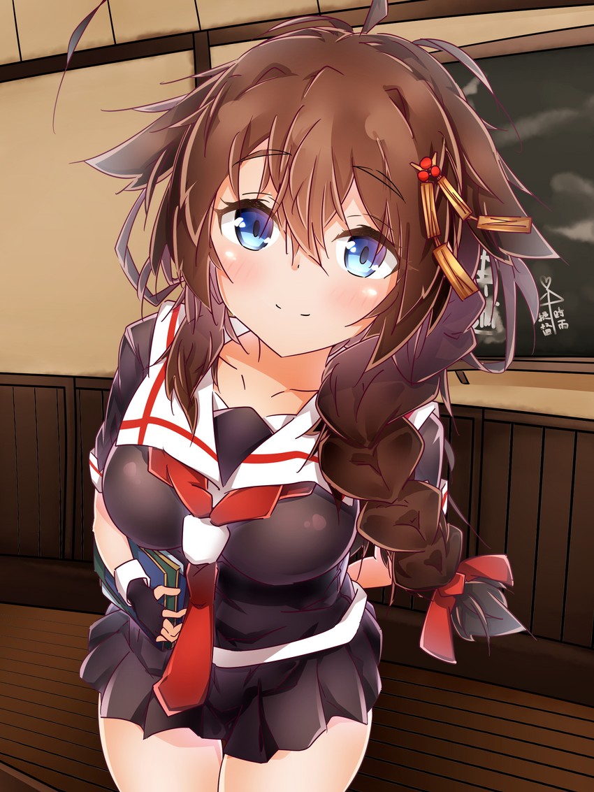 shigure and shigure kai ni (kantai collection) drawn by halkawa501