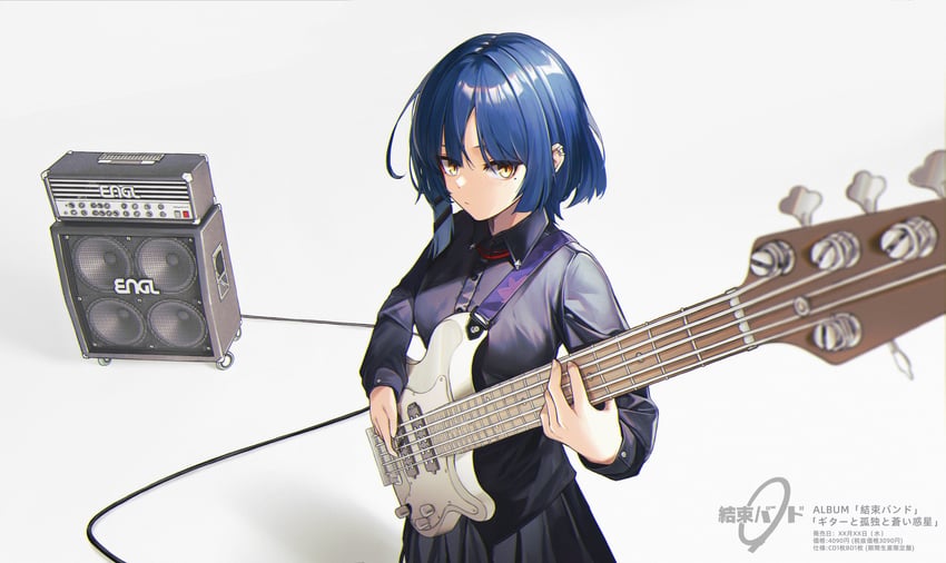 yamada ryo (bocchi the rock!) drawn by jia_redian_ruzi_ruzi