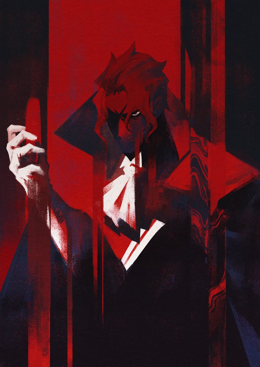 barok van zieks (ace attorney and 1 more) drawn by raycrodu_h