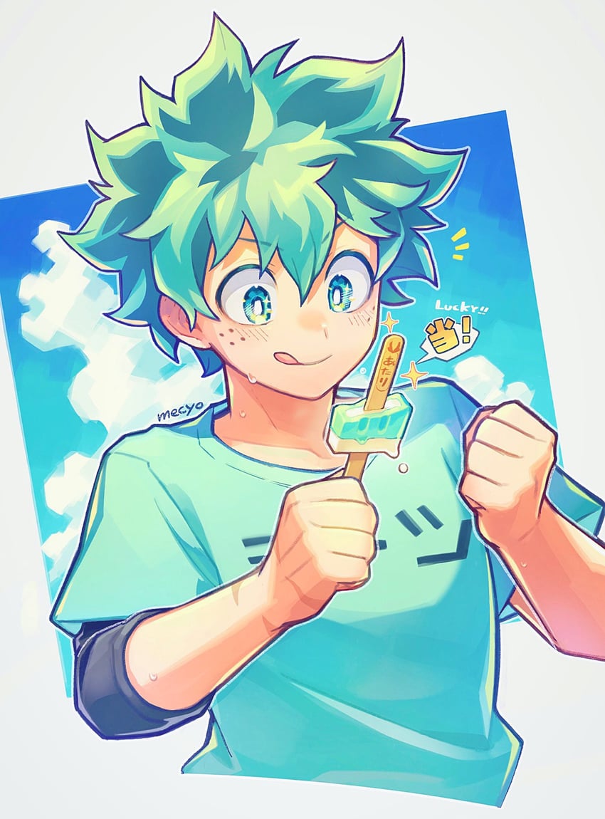midoriya izuku (boku no hero academia) drawn by mecyo_(mamezurushiki)