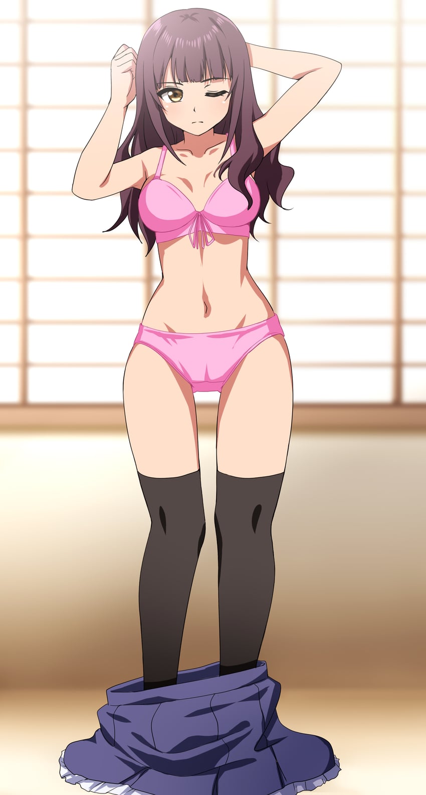 oikawa nazuna (uchiage hanabi shita kara miru ka? yoko kara miru ka?) drawn by zanntetu