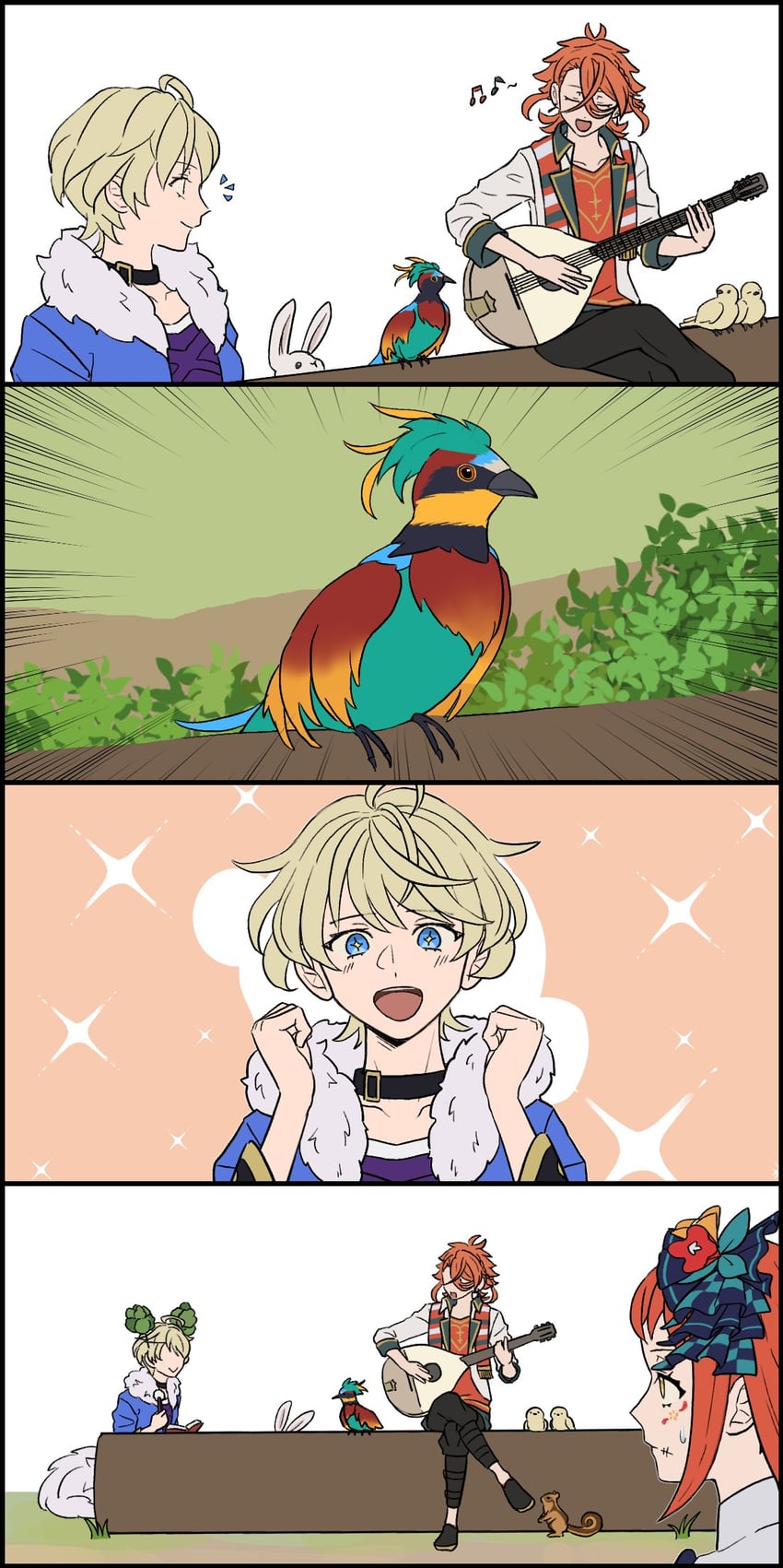 panette, pandreo, and merrin (fire emblem and 1 more) drawn by hahm0106
