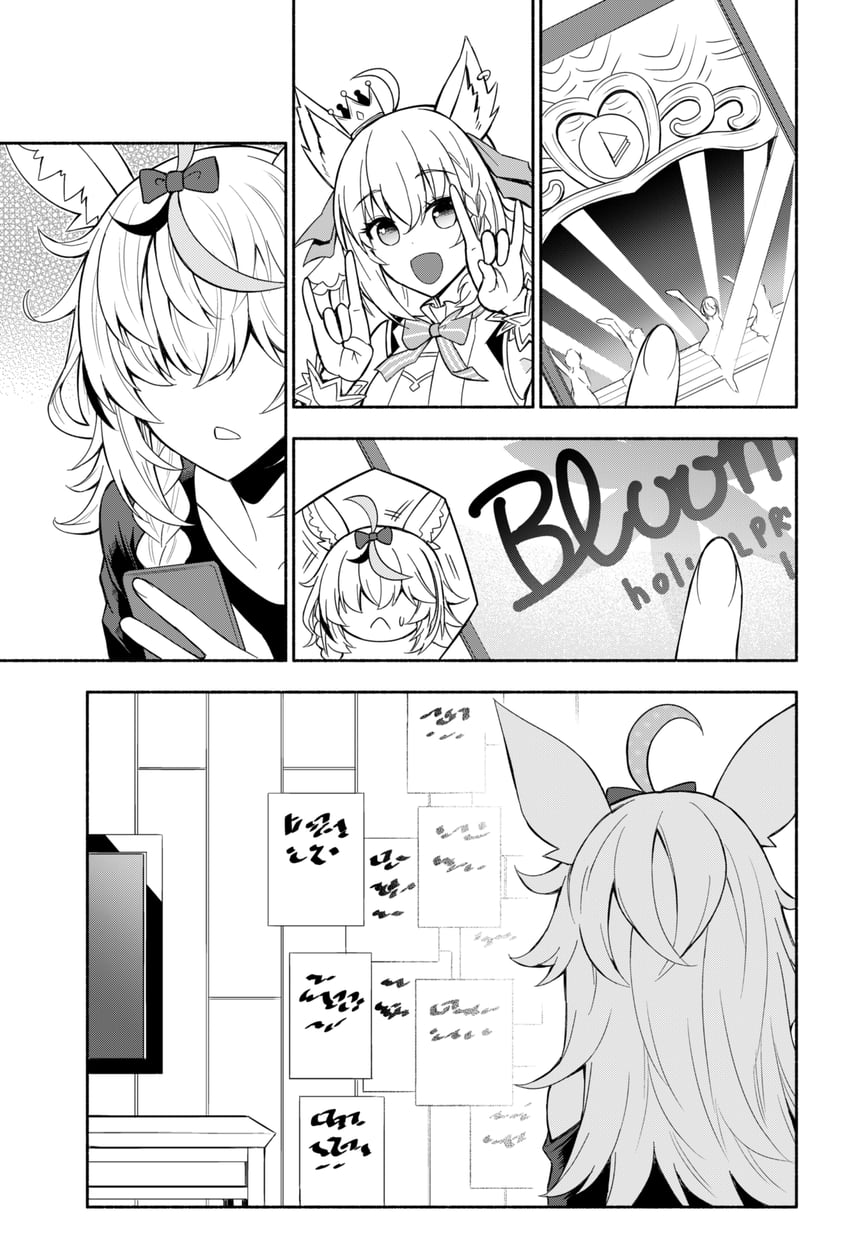 shirakami fubuki and omaru polka (hololive) drawn by matsubara_tsuyoshi