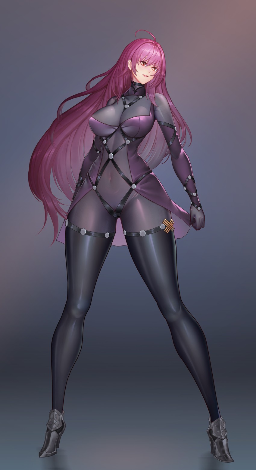 scathach (fate and 1 more) drawn by dark_night_(darkotl)