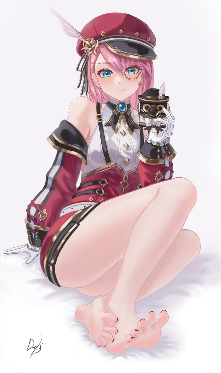 charlotte (genshin impact) drawn by dtsuzuka
