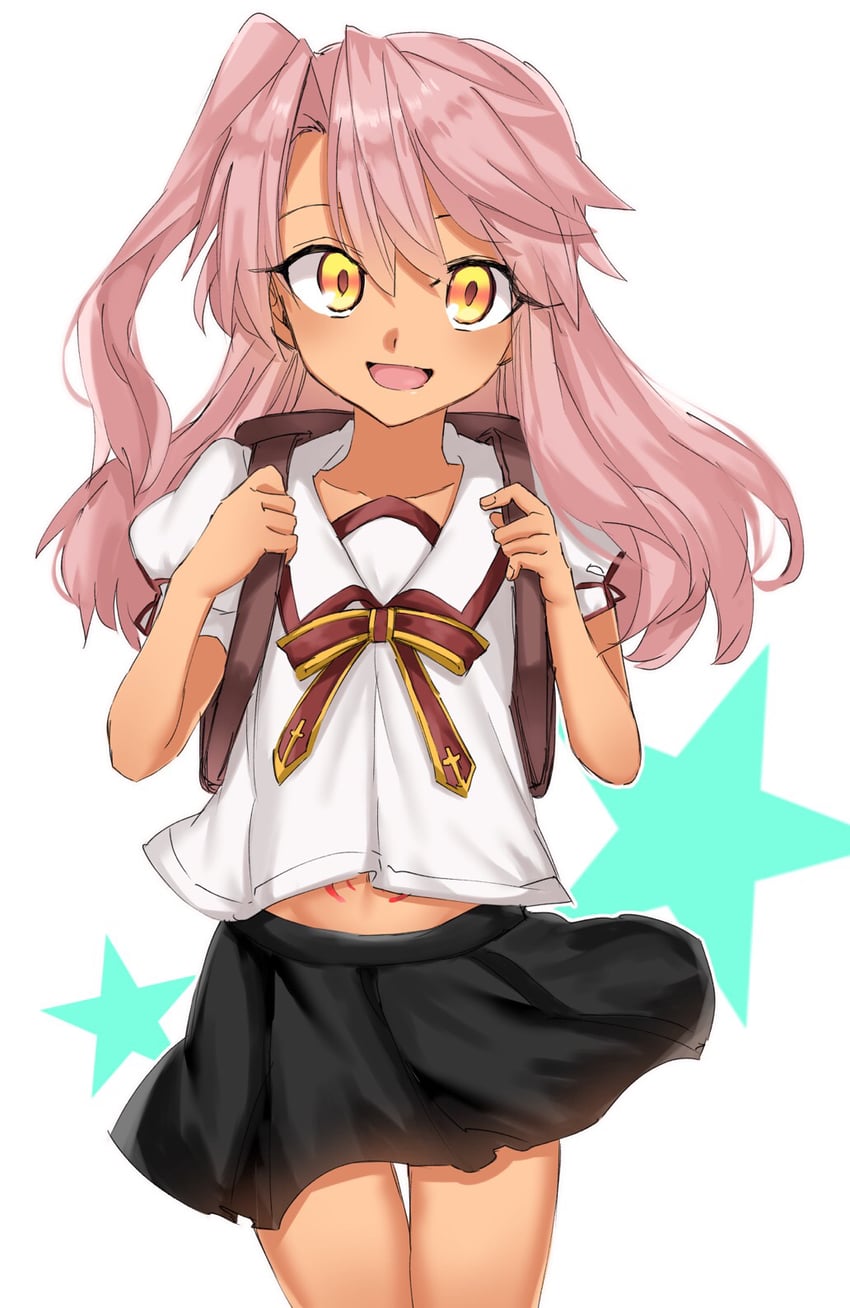 chloe von einzbern (fate and 1 more) drawn by ameman