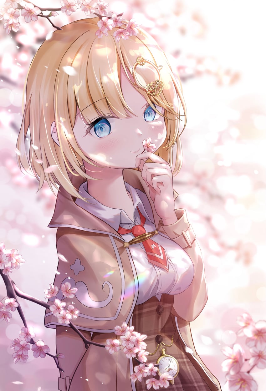 watson amelia (hololive and 1 more) drawn by hire_(uret4788)