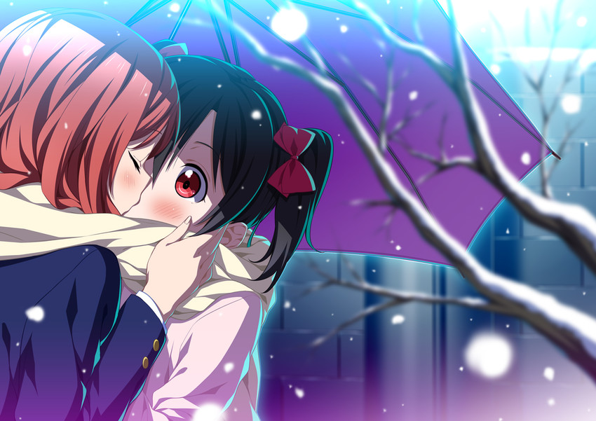 nishikino maki and yazawa nico (love live! and 1 more) drawn by 2c=galore