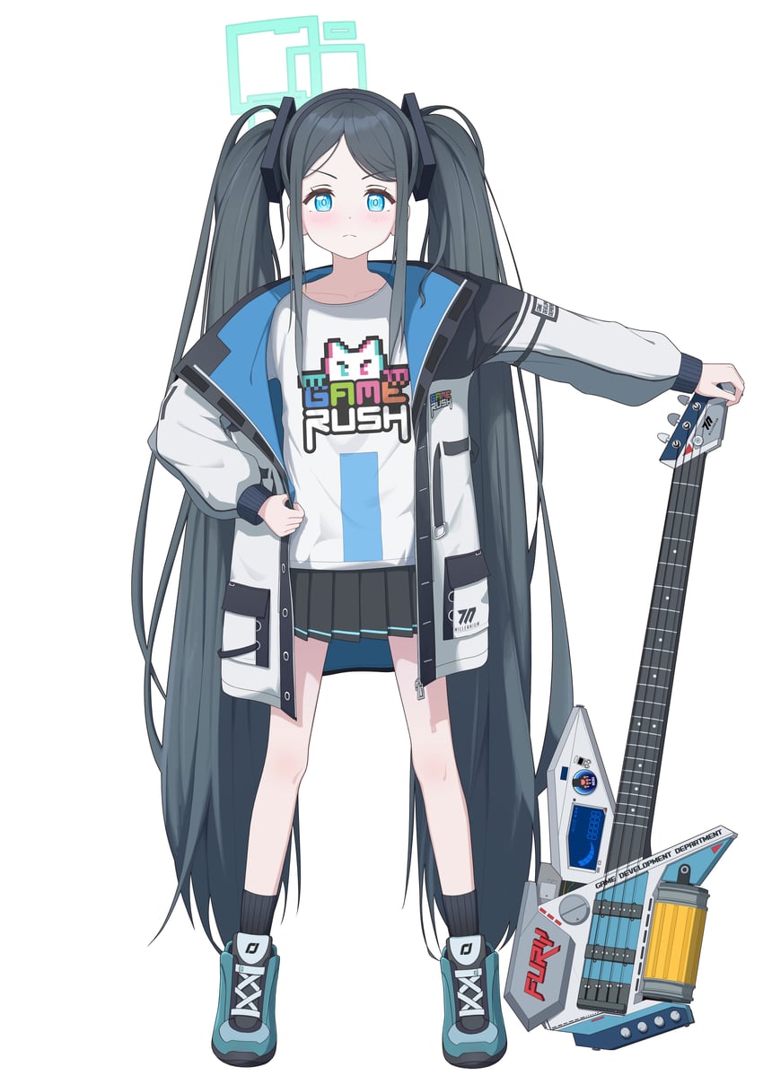 aris (blue archive) drawn by dsfr