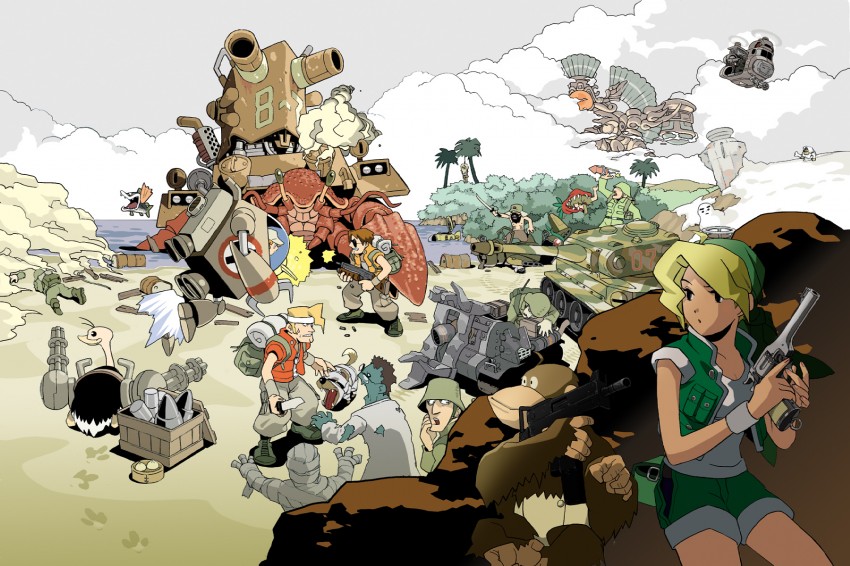 fio germi, kasamoto eri, marco rossi, tarma roving, donald morden, and 6 more (metal slug and 1 more)