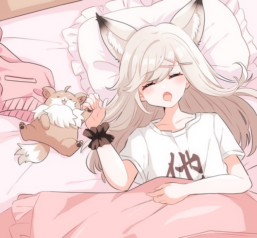 shiromiya mimi (nanashi inc. and 1 more) drawn by kino_haruc