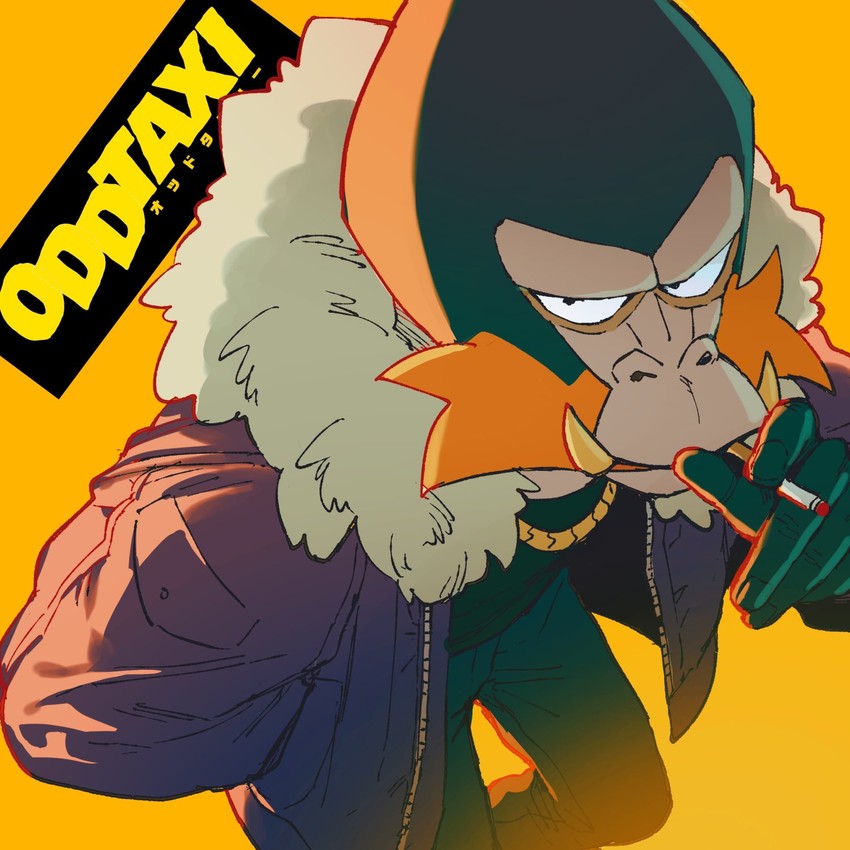 dobu (odd taxi) drawn by abry_take