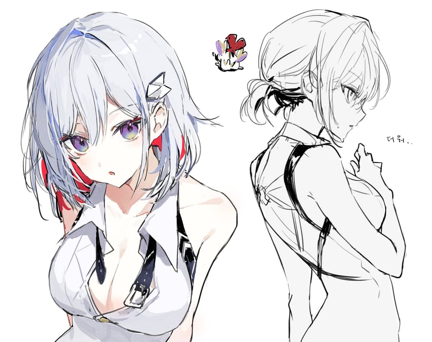 topaz, trotter, and numby (honkai and 1 more) drawn by nong_345