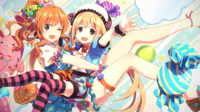 futaba anzu and moroboshi kirari (idolmaster and 1 more) drawn by yuuki_tatsuya