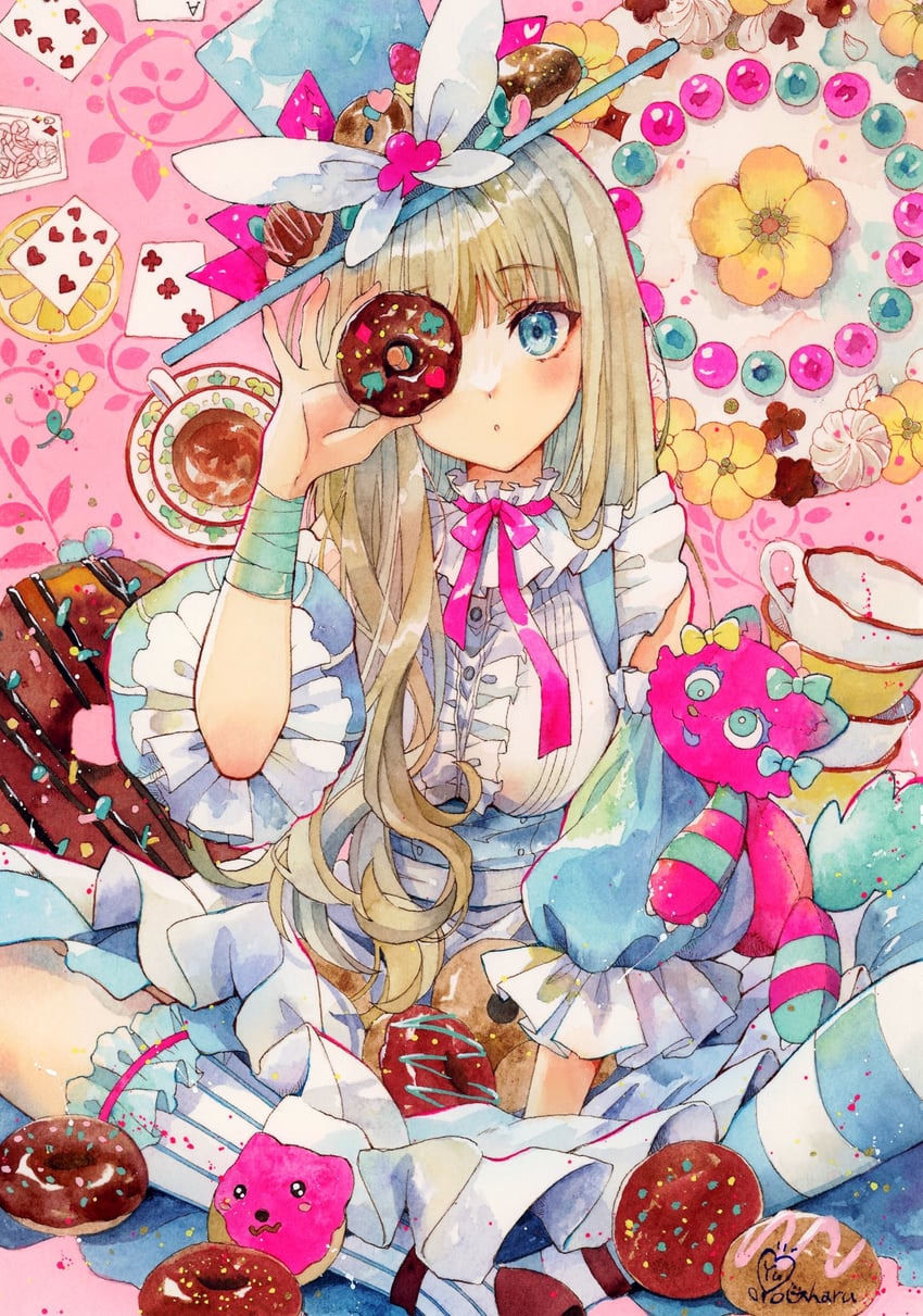 alice (alice's adventures in wonderland) drawn by yuyuharu_1027