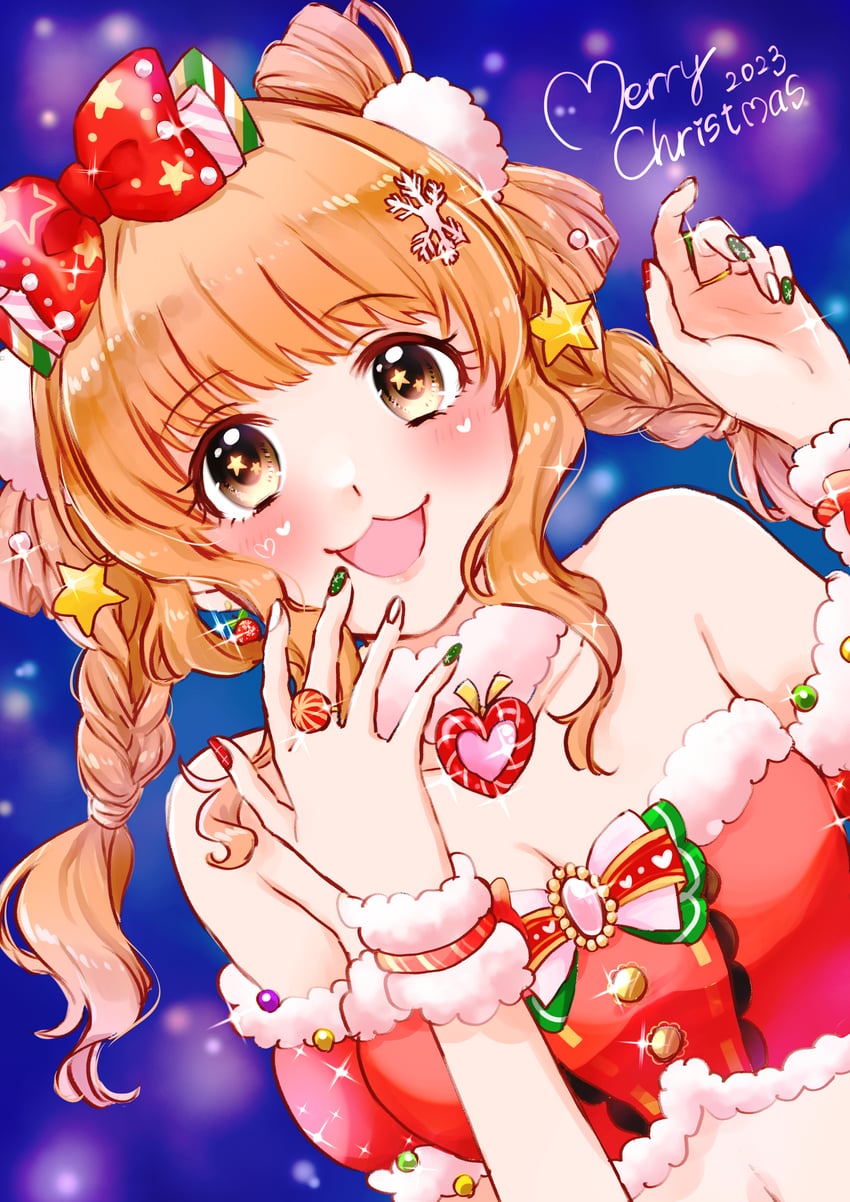 moroboshi kirari (idolmaster and 1 more) drawn by hogehogemoji06