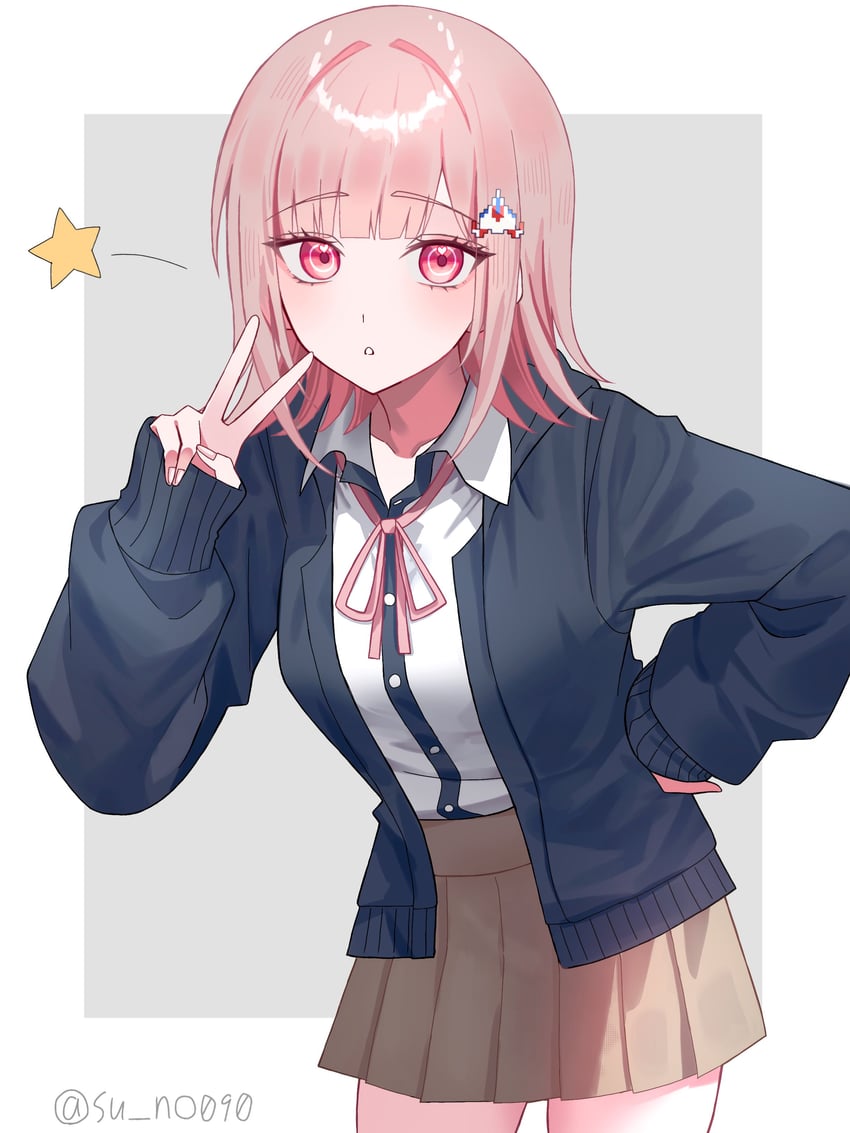 nanami chiaki (danganronpa and 2 more) drawn by su_no_(su_no090)