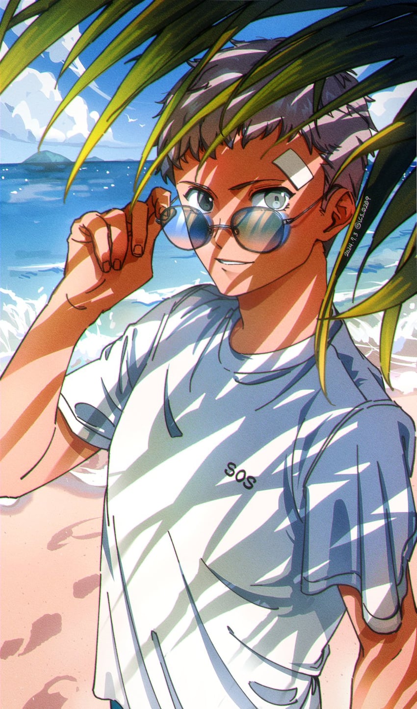 sanada akihiko (persona and 1 more) drawn by lcs_0209