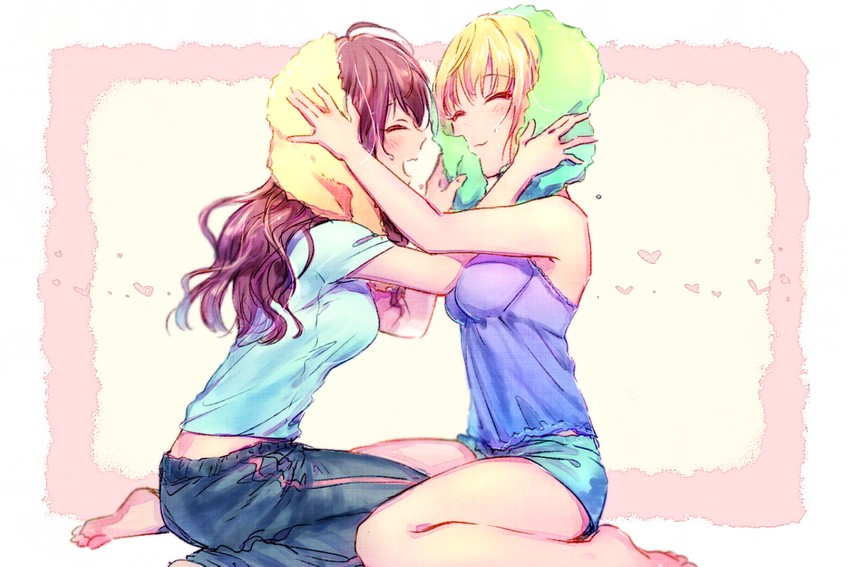 ichinose shiki and miyamoto frederica (idolmaster and 1 more) drawn by shiyu_(hagiwara_shiyu)
