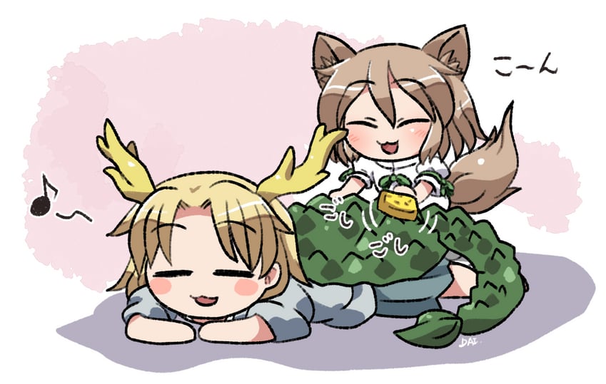 kicchou yachie and kudamaki tsukasa (touhou) drawn by rokugou_daisuke