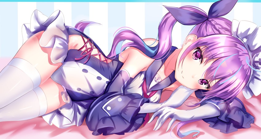 minato aqua (hololive and 1 more) drawn by yuano