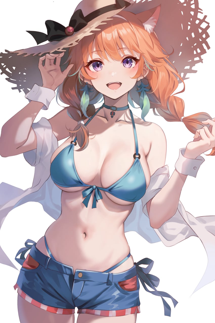 takanashi kiara (hololive and 1 more) drawn by kujou_ichiso