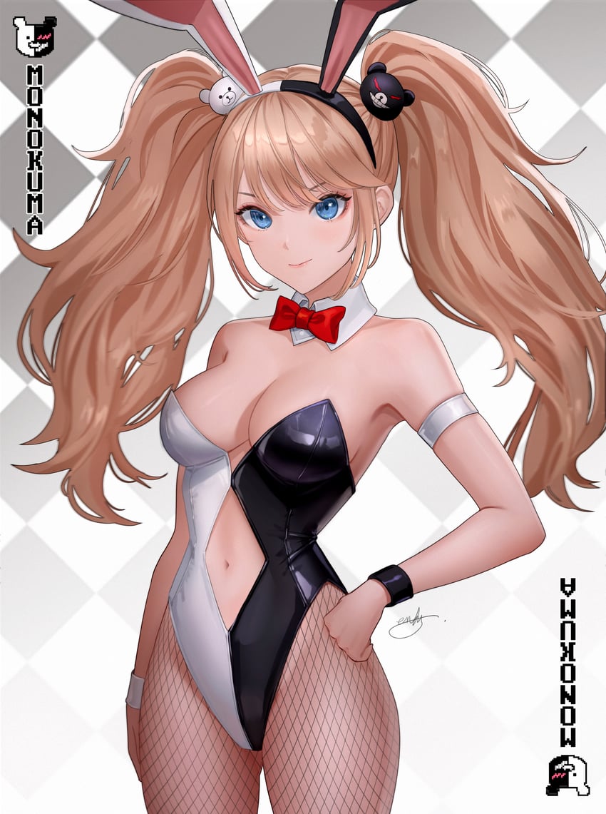 enoshima junko (danganronpa and 1 more) drawn by aendi_en_d_endei