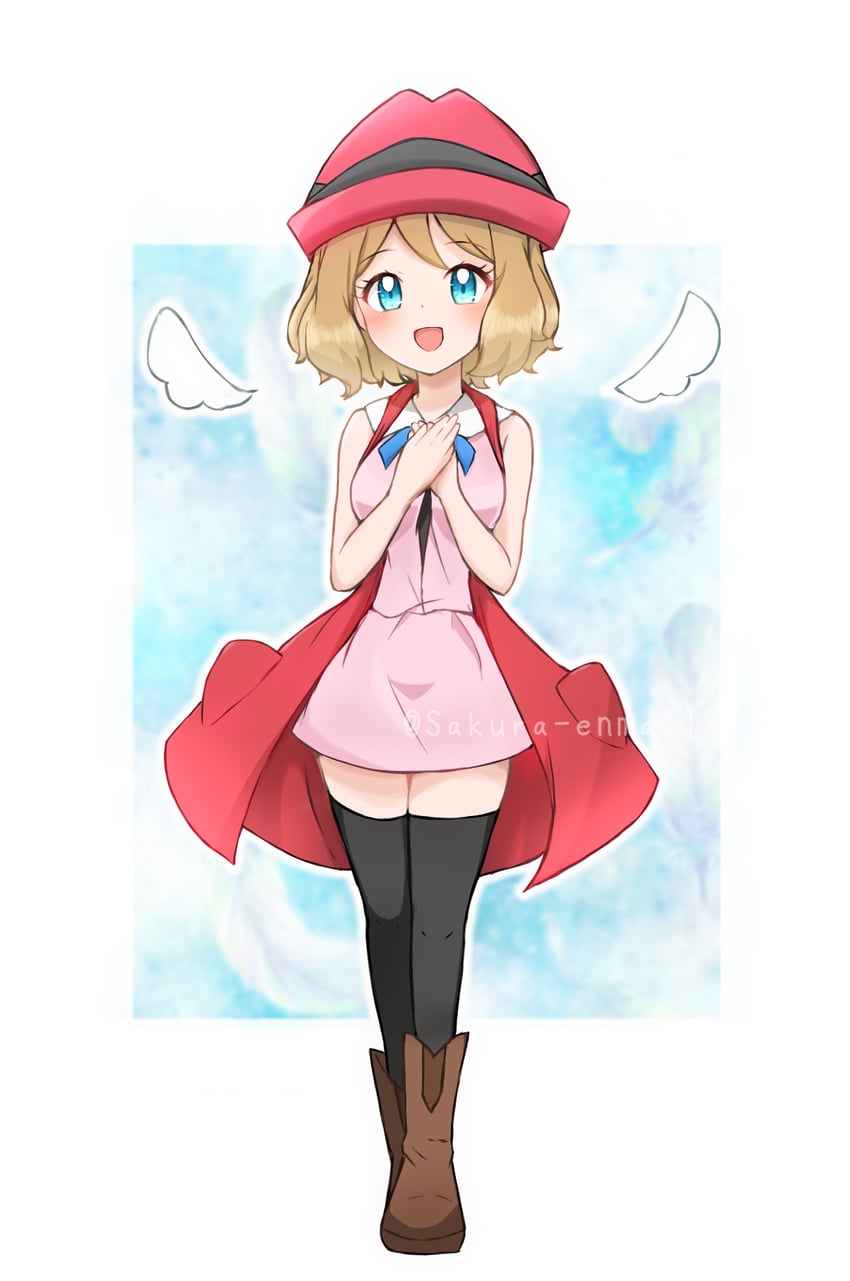 serena (pokemon and 1 more) drawn by sakura_enma