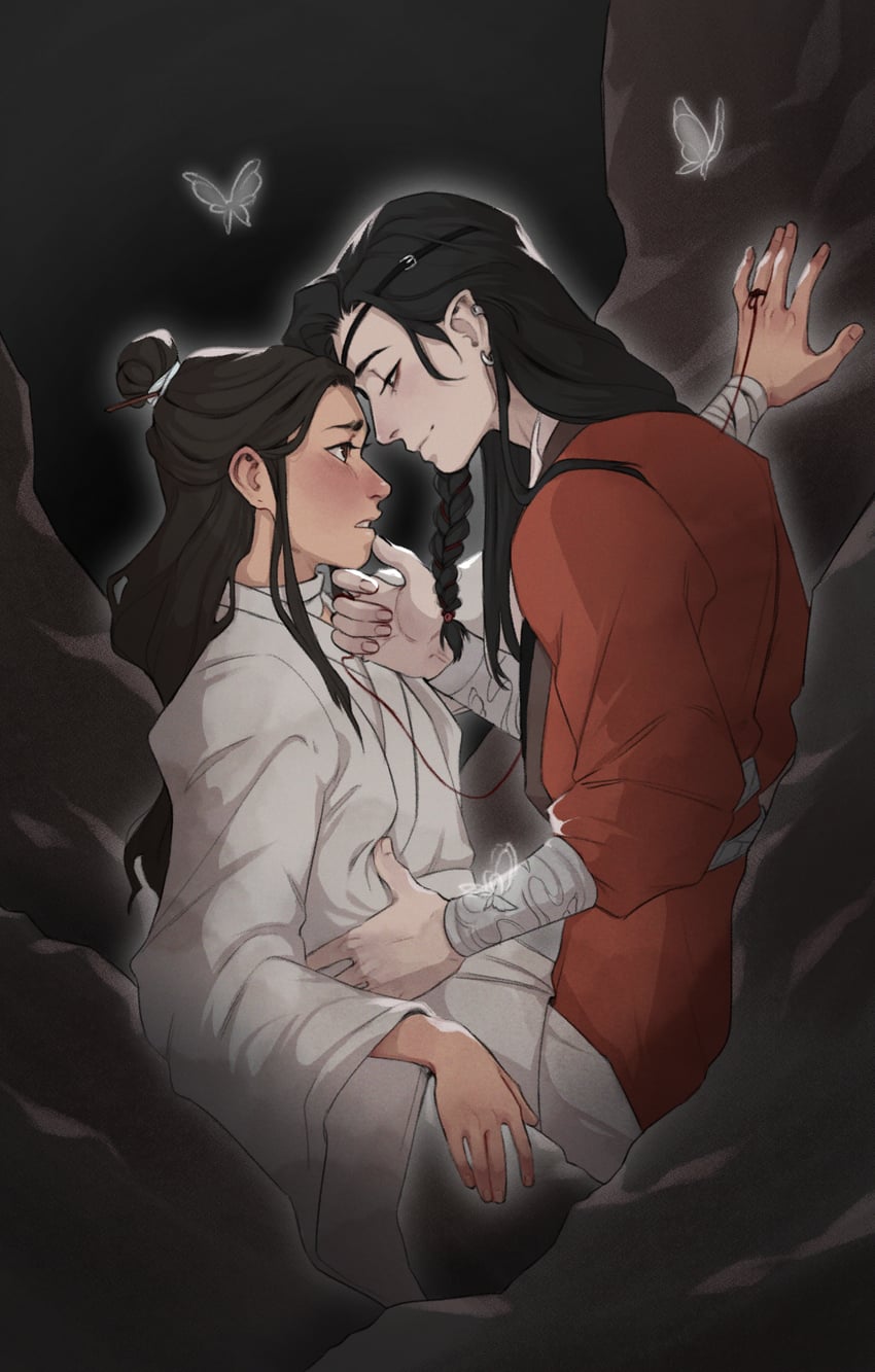 xie lian and hua cheng (tianguan cifu) drawn by yallstar