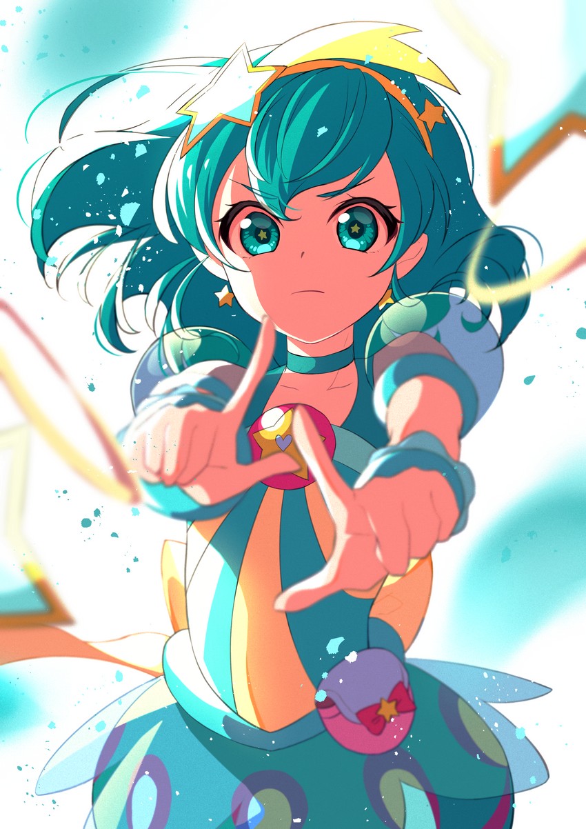 hagoromo lala and cure milky (precure and 1 more) drawn by eriko_(nakaeri_gogo)