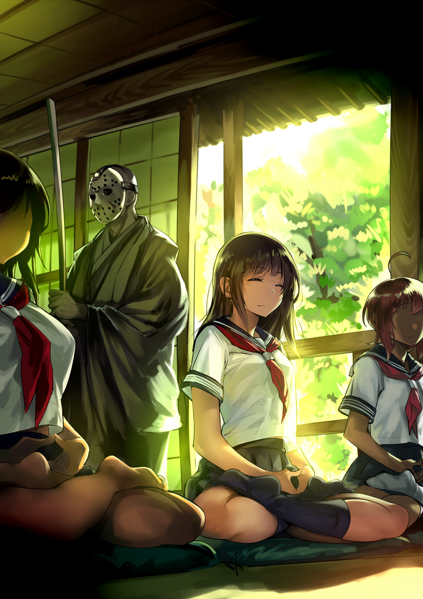 jason voorhees (original and 1 more) drawn by twinpoo