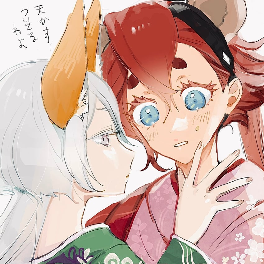 suletta mercury and miorine rembran (gundam and 1 more) drawn by pa_(0127dr)