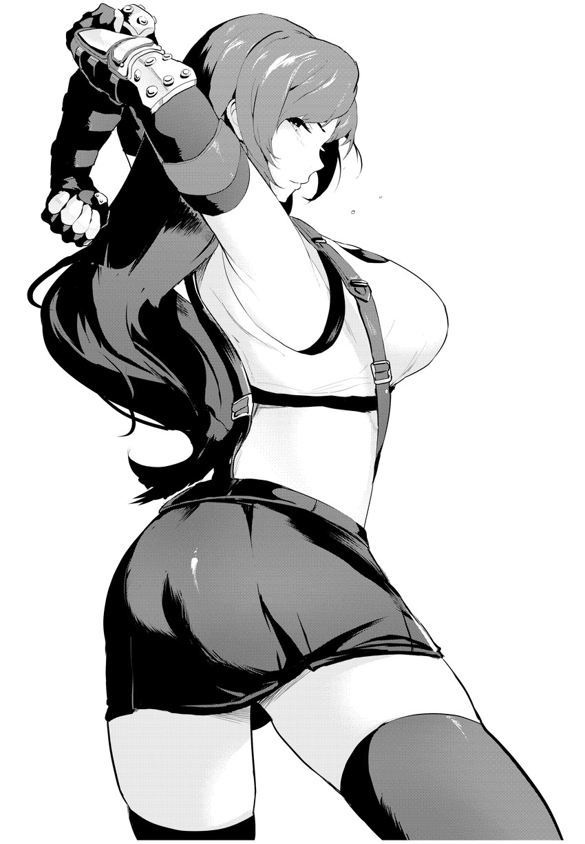 tifa lockhart (final fantasy and 2 more) drawn by lynus